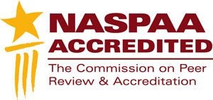 NASPAA Accredited. The commission on Peer Review & Accreditation